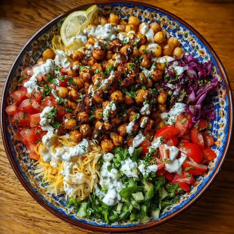 Vegetarian Chickpea Shawarma Bowl