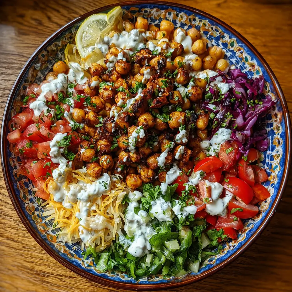 Vegetarian Chickpea Shawarma Bowl
