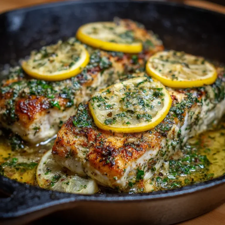 Baked Mahi‑Mahi with Garlic‑Herb Butter