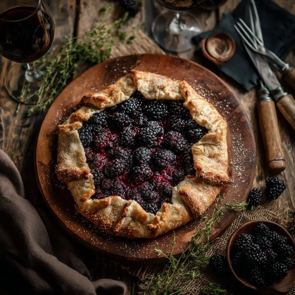 Blackberry Balsamic Galette