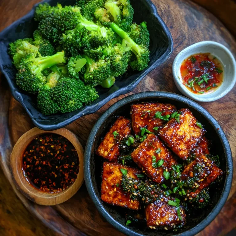 Chili Garlic Tofu & Broccoli
