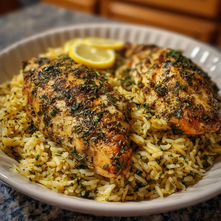 Lemon Herb Chicken & Rice