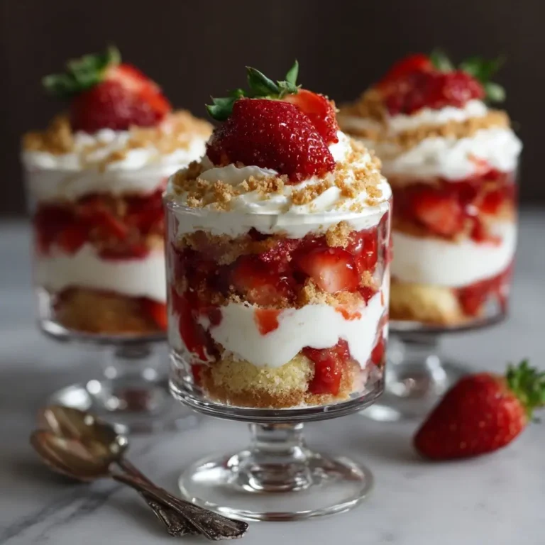 Mini Strawberry Shortcake Trifles