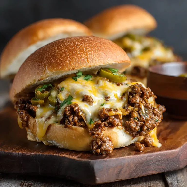 Philly Cheesesteak Sloppy Joes (omit pork)