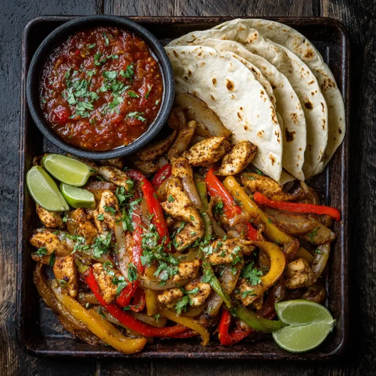 Sheet Pan Chicken Fajitas