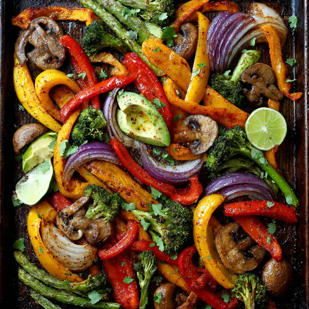 Sheet Pan Veggie Fajitas