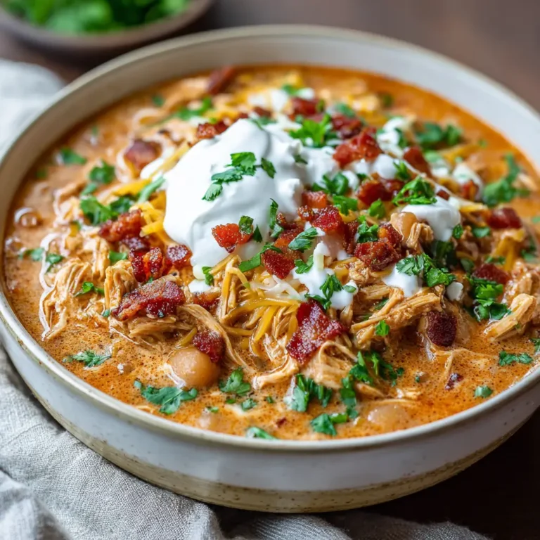 Slow Cooker Cream Cheese Crack Chicken Chili