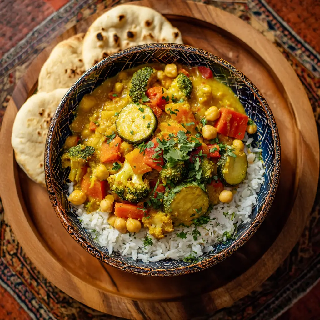 Vegetable‑Chickpea Korma