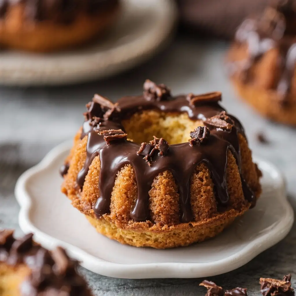 Black Forest Mini Bundt Cakes