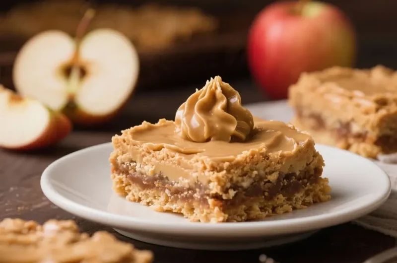 Cookie Butter Apple Pie Bars