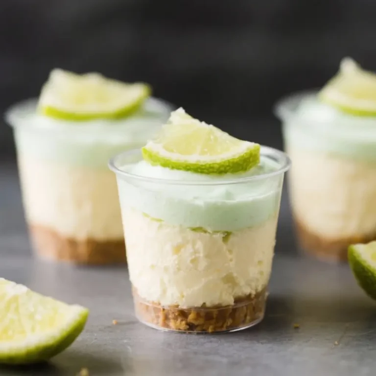 Key Lime Pie Cheesecake Shooters