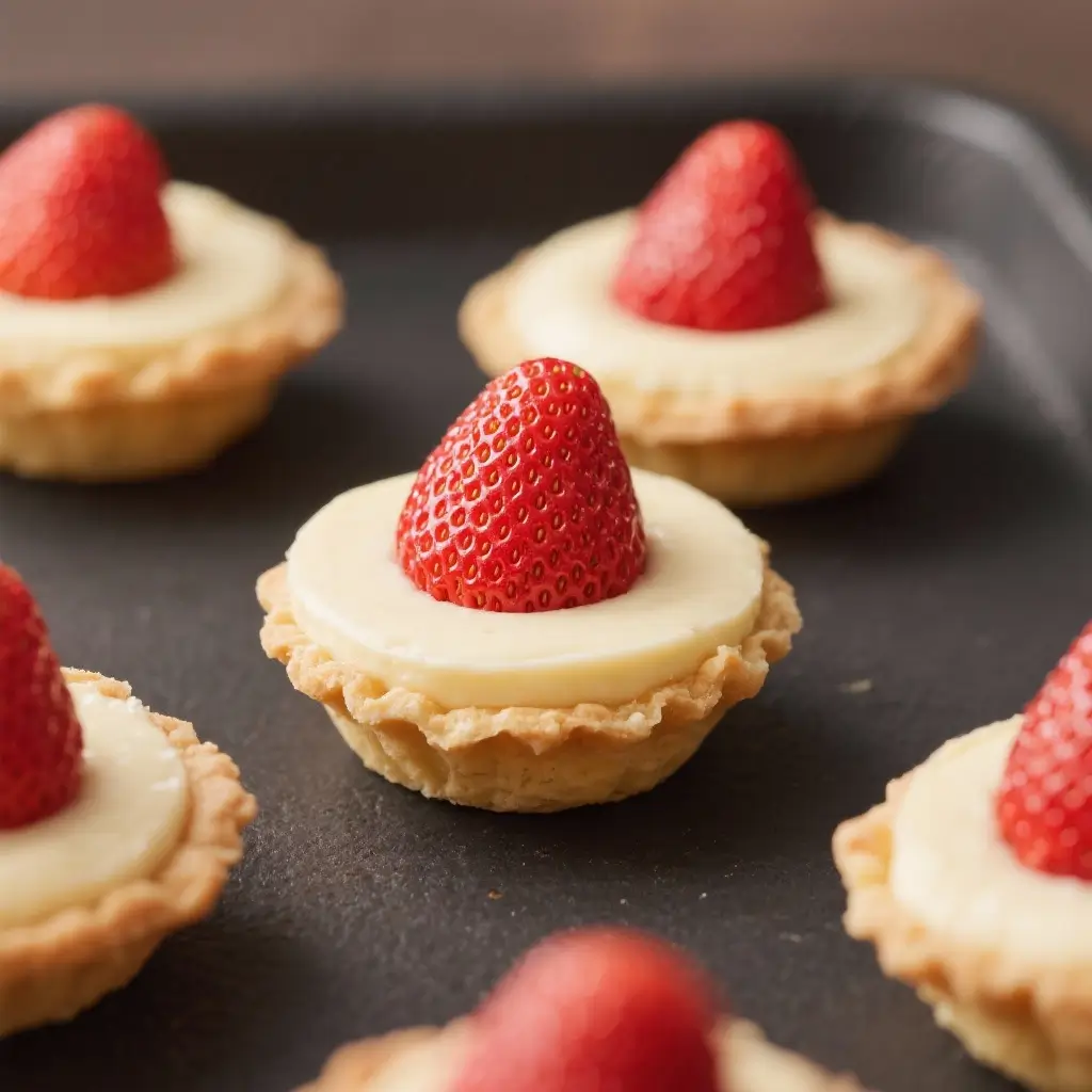 Mini Strawberry Cheesecake Tartlets