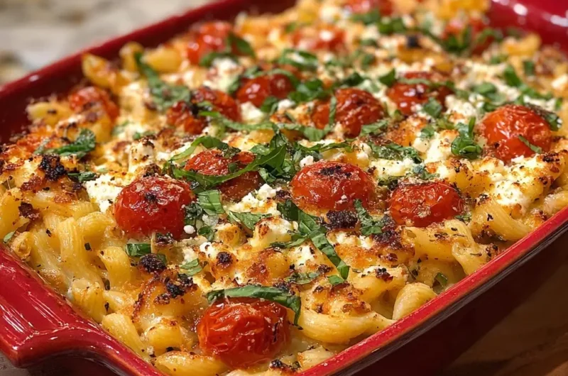 Baked Feta Pasta with Tomatoes
