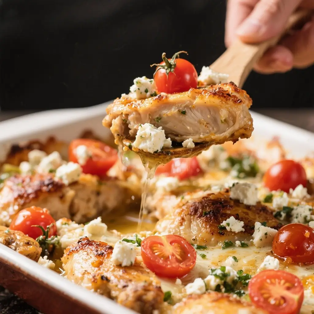 Baked Feta Tomato Chicken
