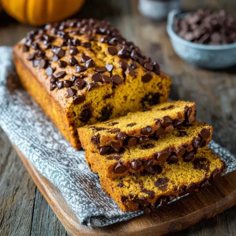 Chocolate Chip Pumpkin Bread Cake Mix Loaf