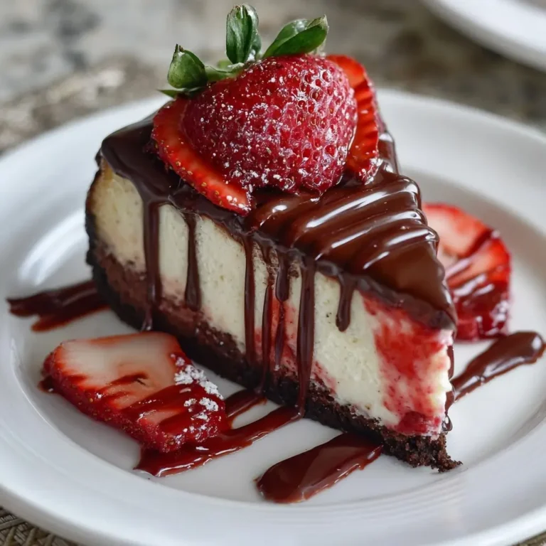 Chocolate Covered Strawberry Cheesecake