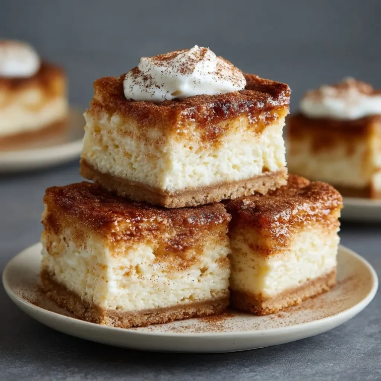 Churro Cheesecake Bars
