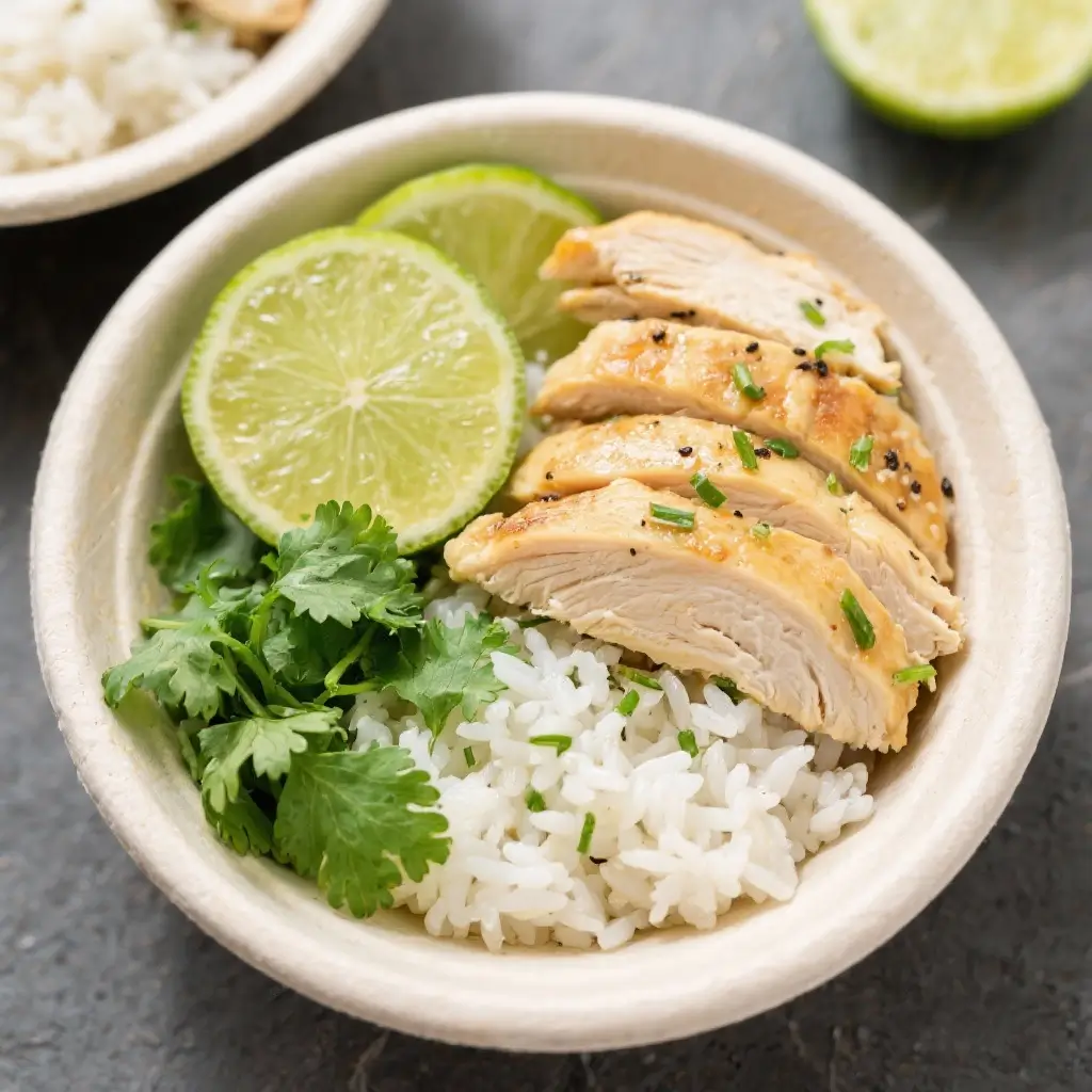 Cilantro Lime Chicken Rice Bowls