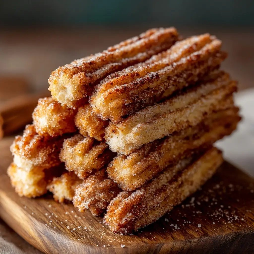 Cinnamon Sugar Churros (baked or fried)