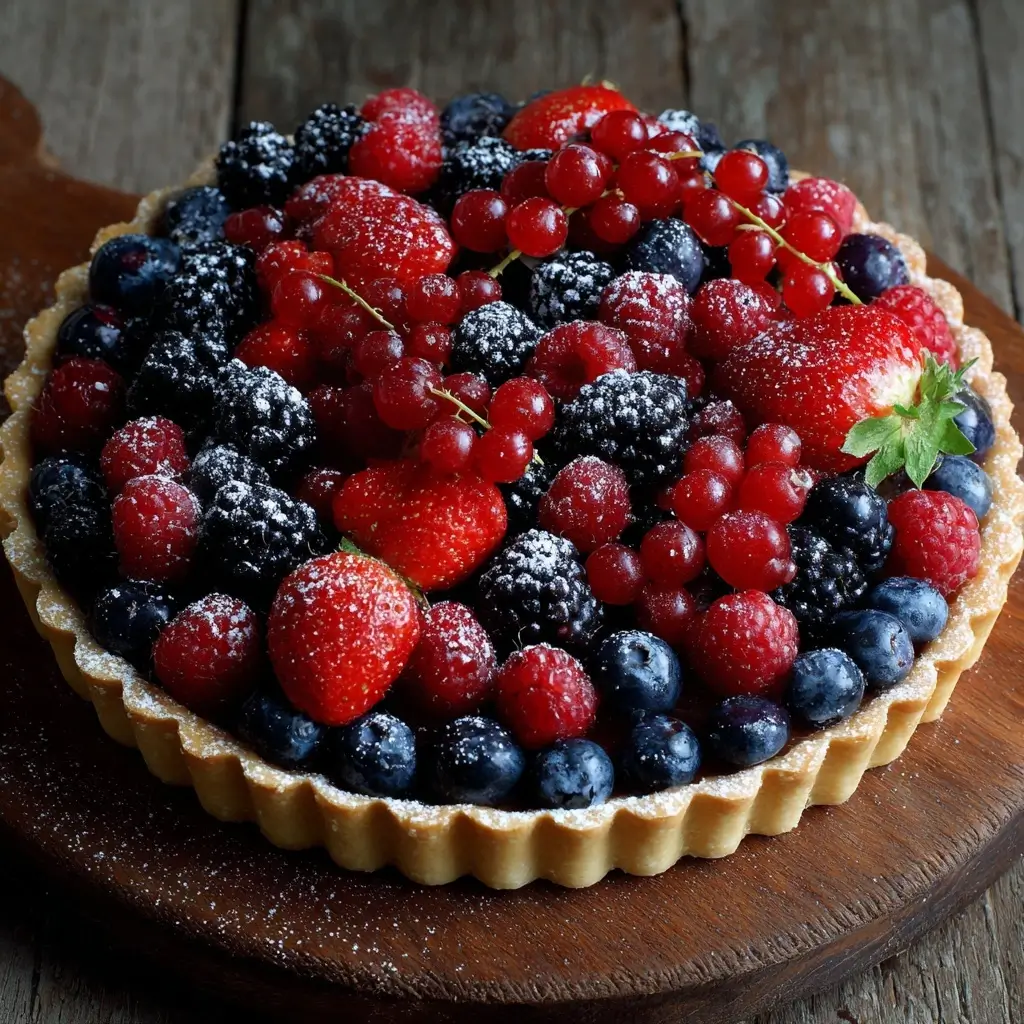 Classic Fruit Tart with Mixed Berries