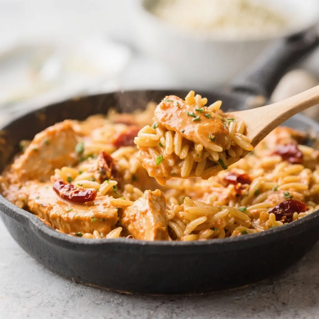Creamy Cajun Chicken Orzo