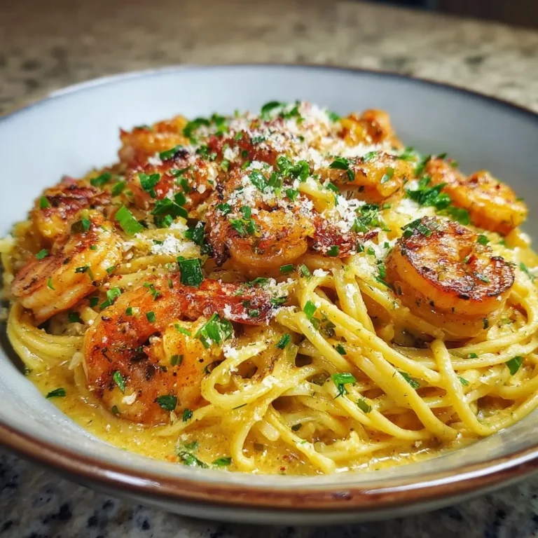 Creamy Cajun Shrimp Pasta