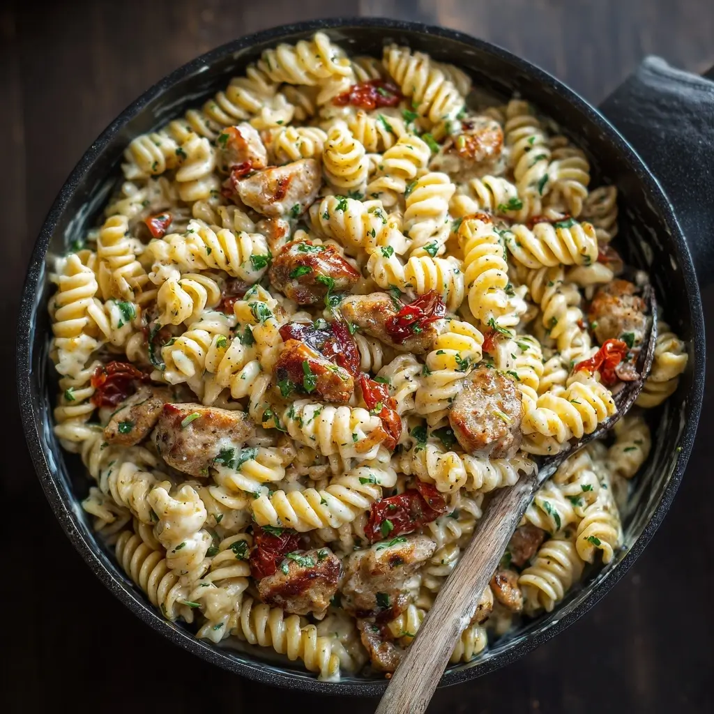 Creamy Chicken Sausage Pasta