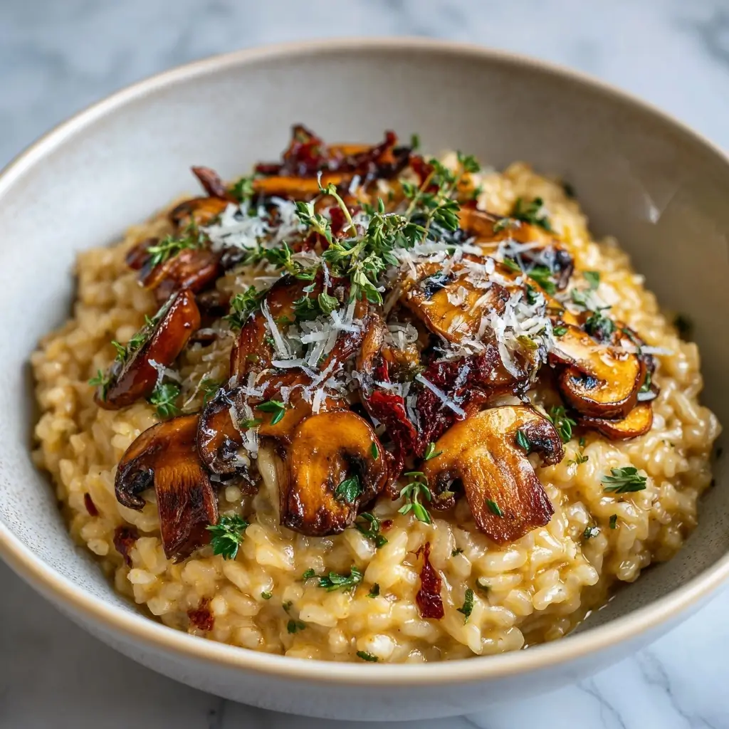 Creamy Mushroom Risotto