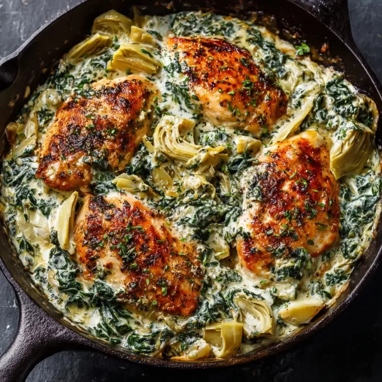Creamy Spinach Artichoke Chicken