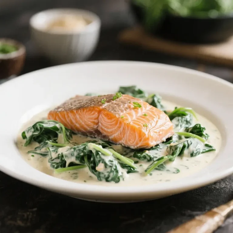 Creamy Spinach Salmon