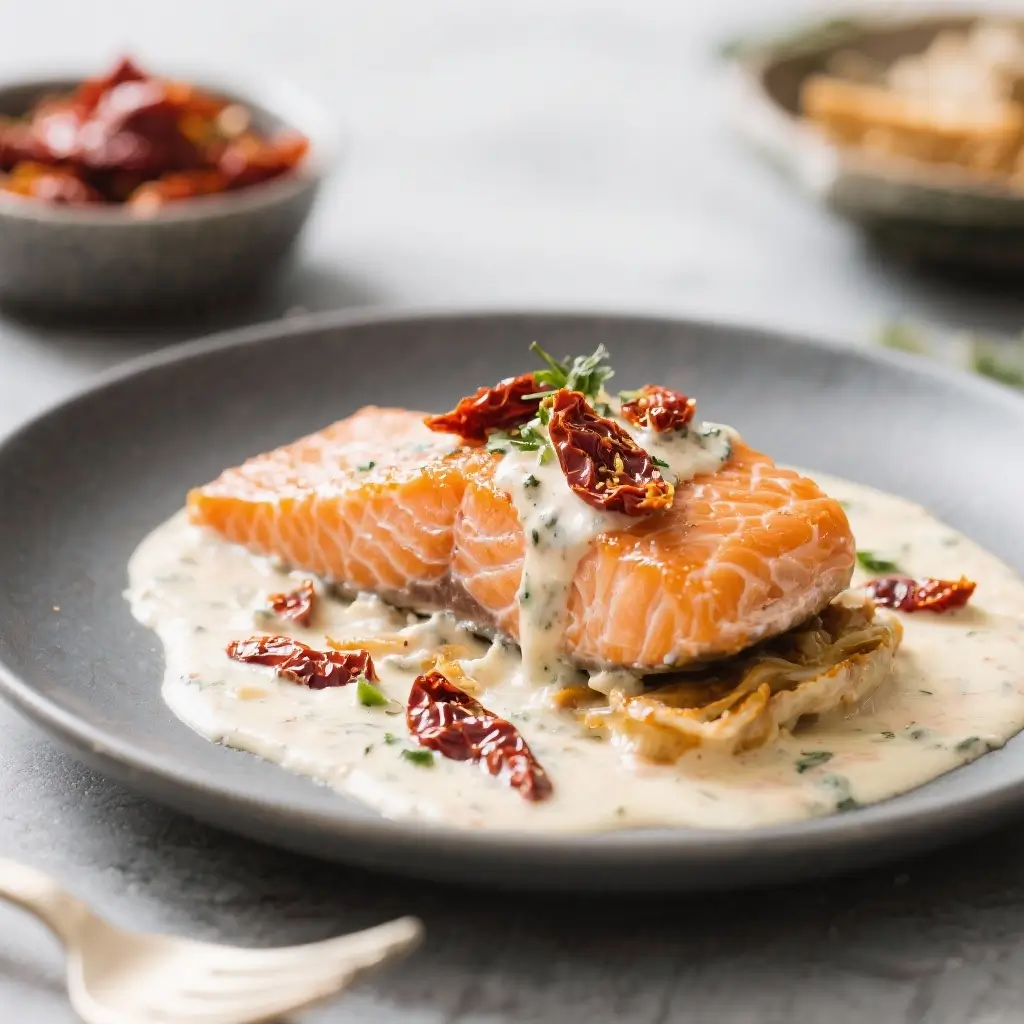 Creamy Sun-Dried Tomato Salmon