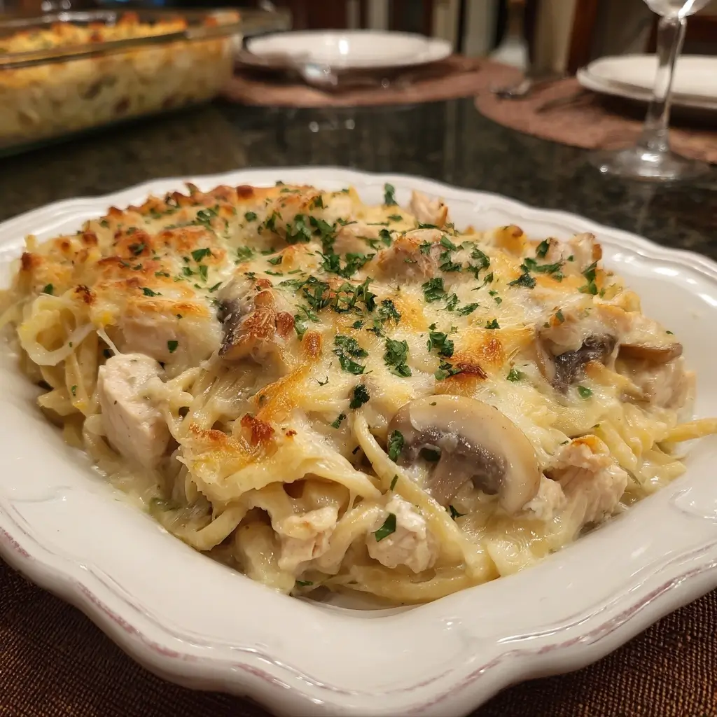 Creamy Turkey Tetrazzini