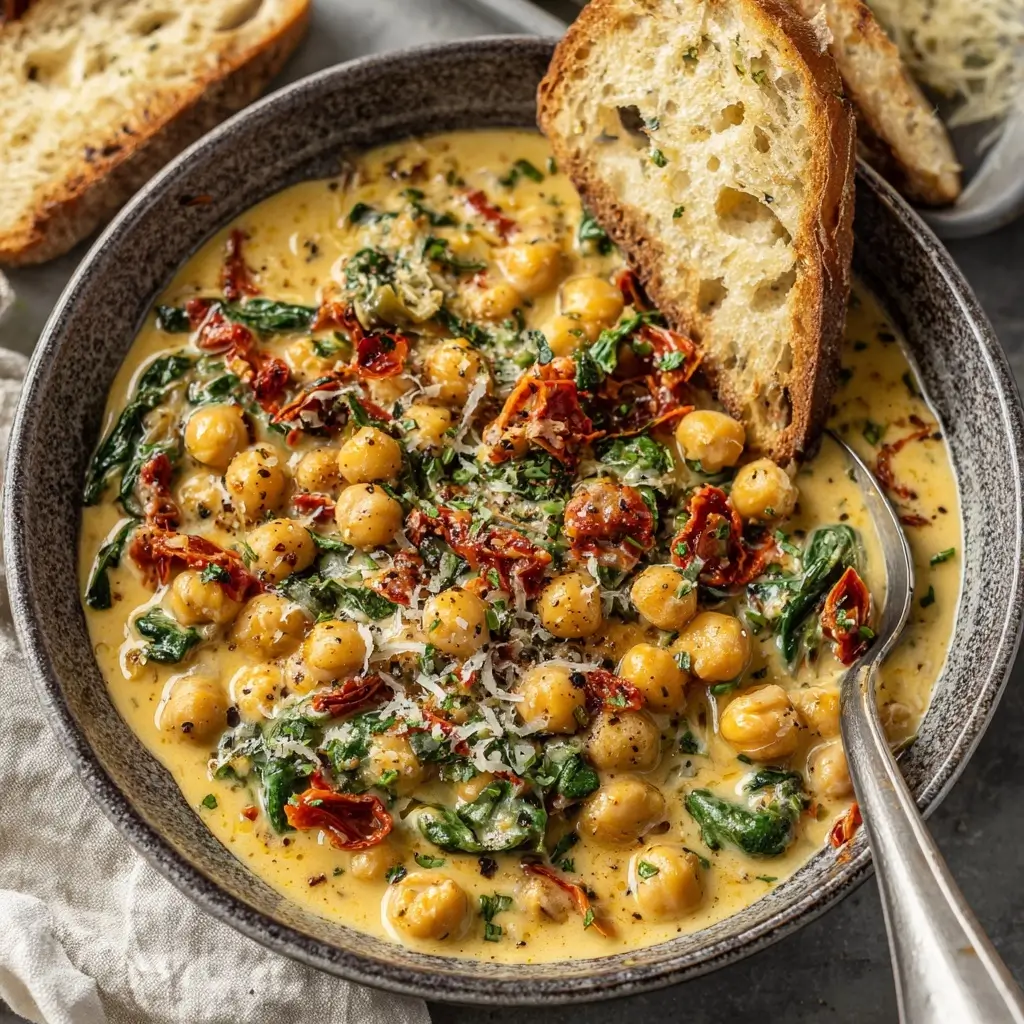 Creamy Tuscan Chickpeas