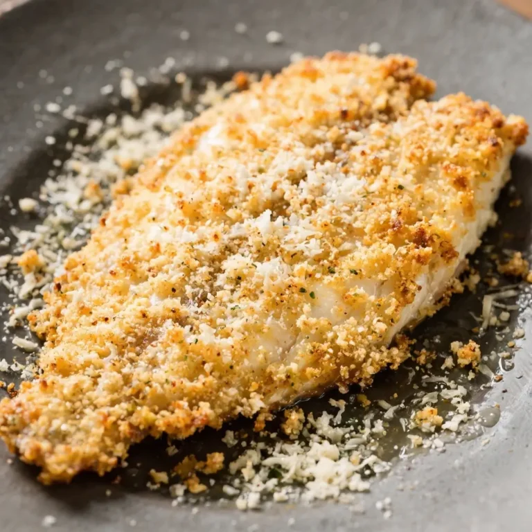 Crispy Parmesan Crusted Tilapia