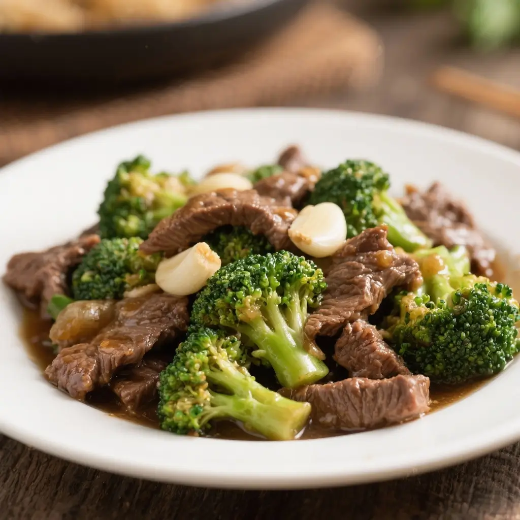 Ginger Garlic Beef and Broccoli
