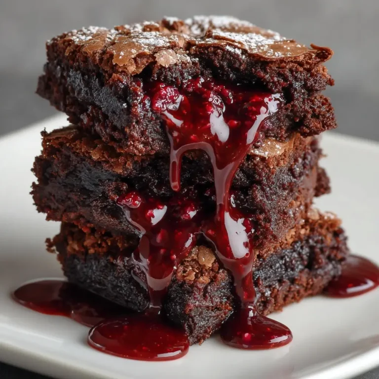 Gooey Molten Lava Brownies