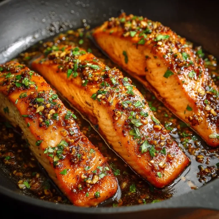 Honey Garlic Butter Salmon