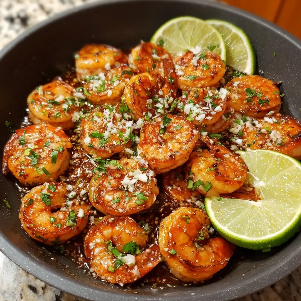 Honey Lime Garlic Shrimp
