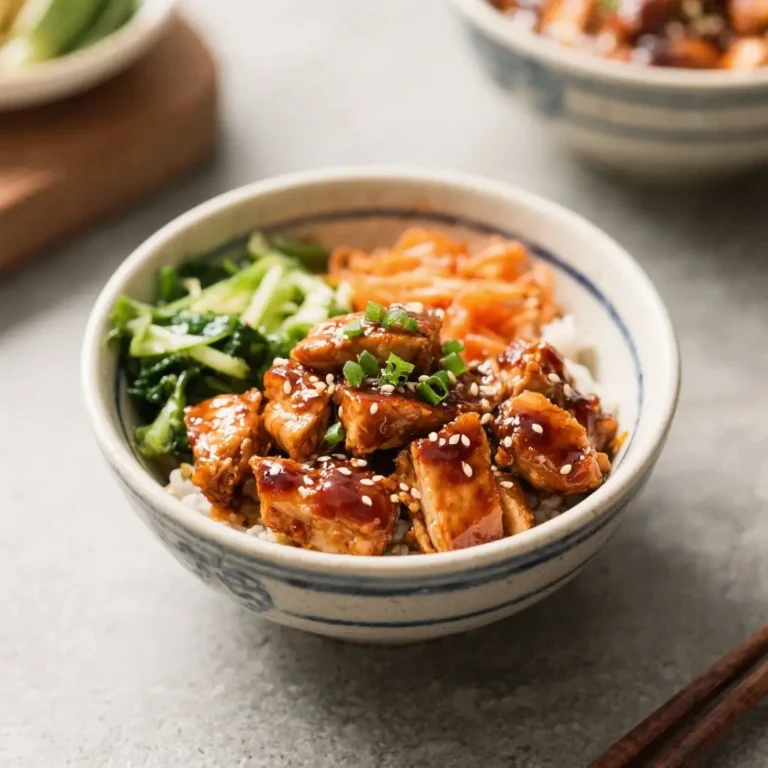 Korean BBQ Chicken Bowls
