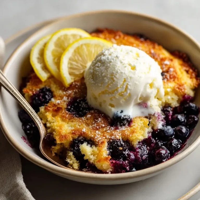 Lemon Blueberry Dump Cake