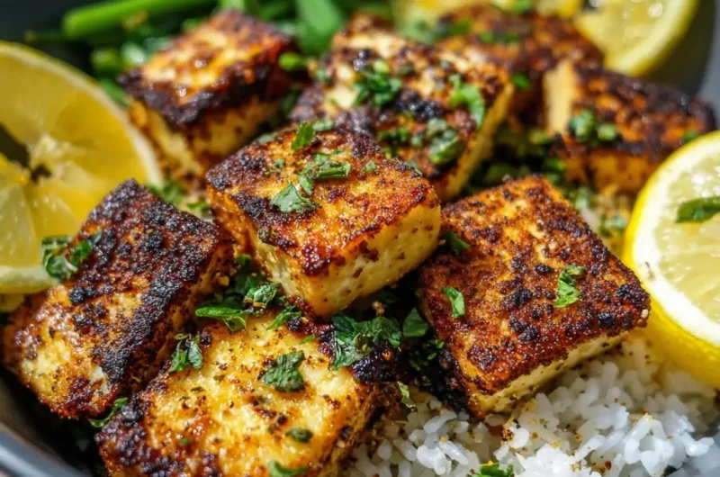 Lemon Garlic Butter Tofu Bowls
