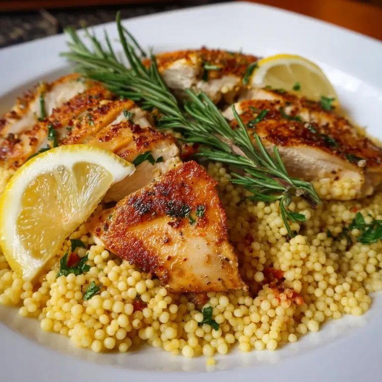 Lemon Herb Couscous with Chicken