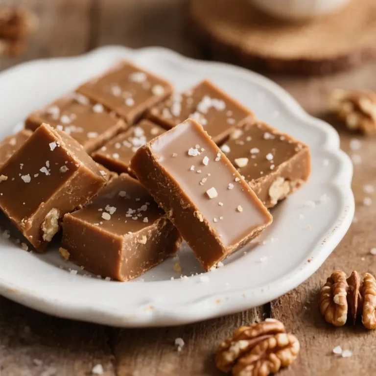 Maple Walnut Fudge with Sea Salt