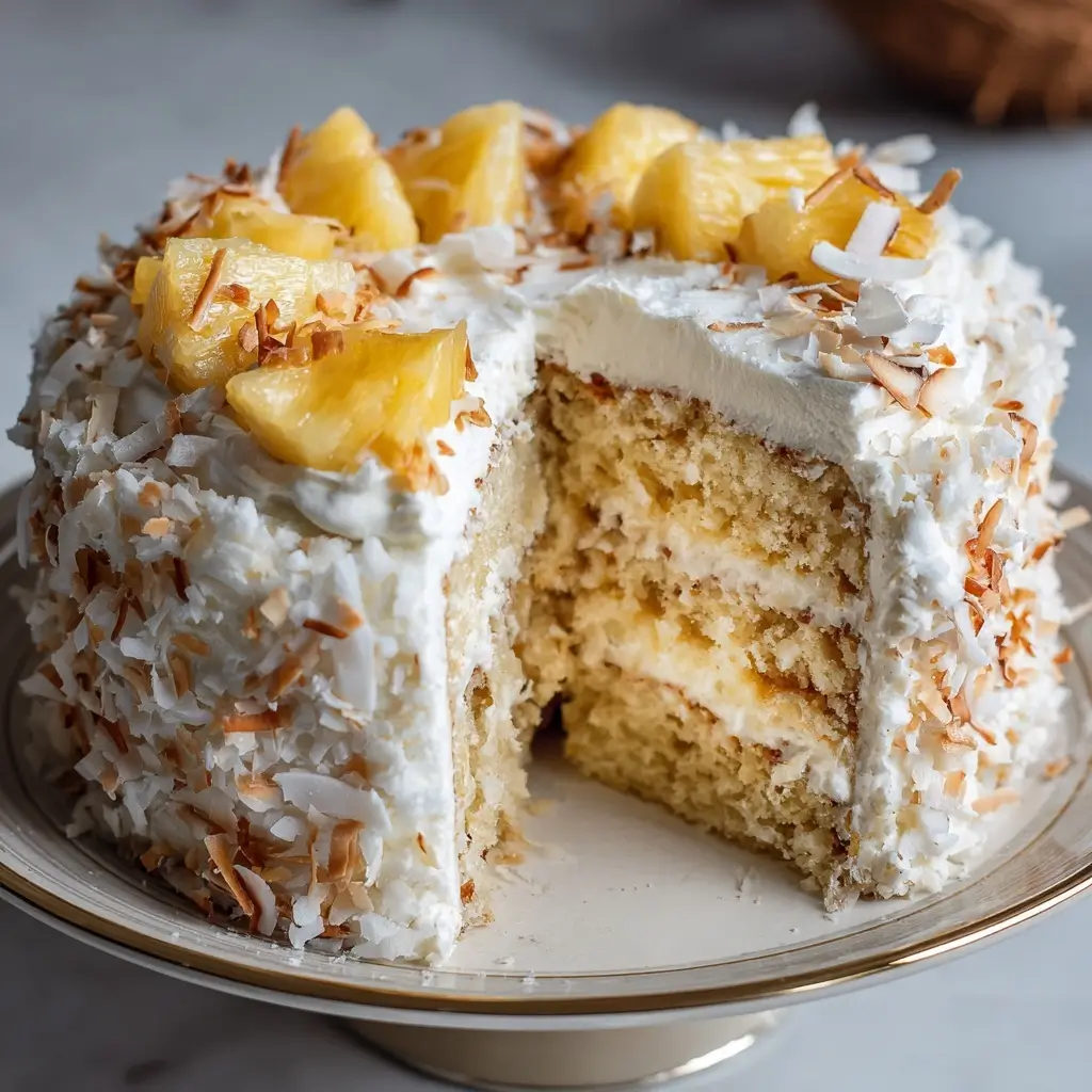 Million Dollar Cake (coconut & pineapple cake)