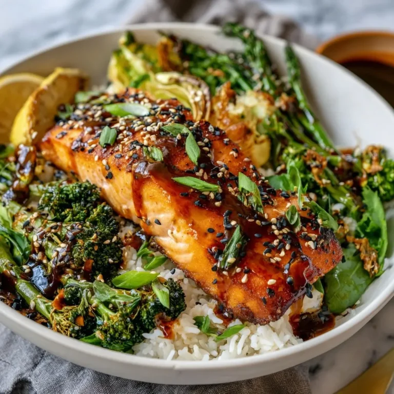 Miso Glazed Salmon Bowls
