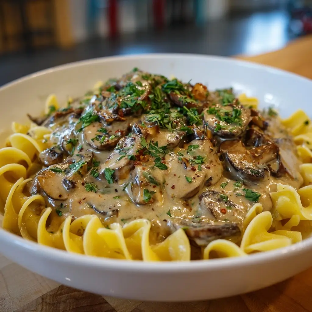 Mushroom Stroganoff