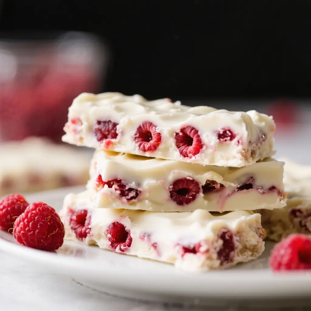 No-Bake White Chocolate Raspberry Bars