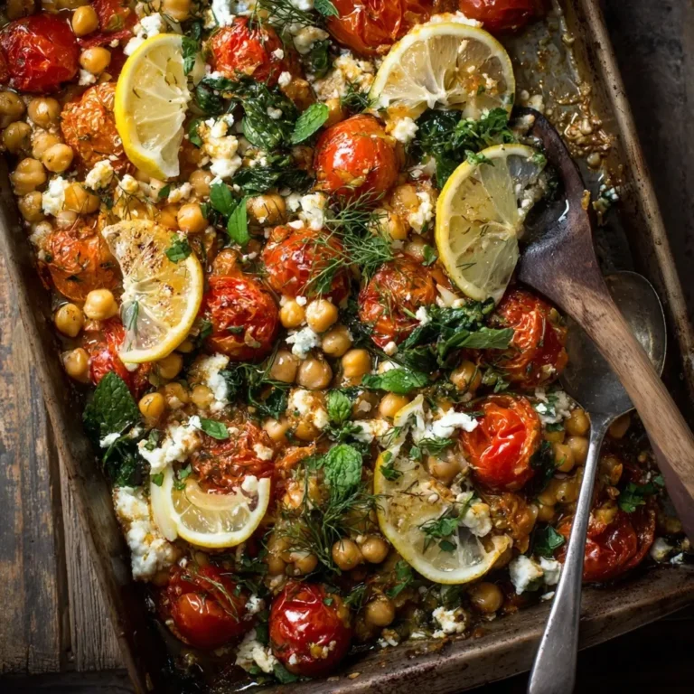 One-Pan Mediterranean Chickpea Bake