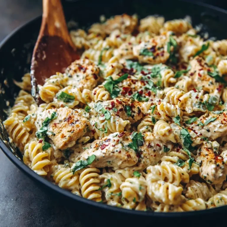 One-Pot Creamy Ranch Chicken Pasta