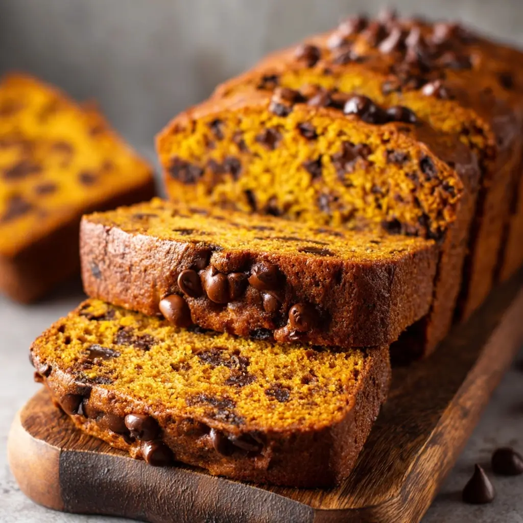 Pumpkin Chocolate Chip Bread